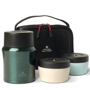 [스위스밀리터리]OKK 보온도시락 세트 470ml LSF1010 그린