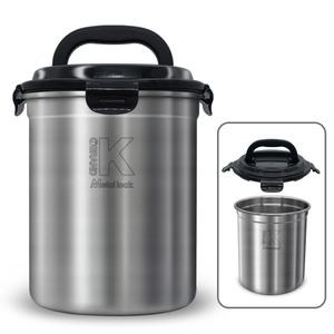 메탈락 스텐 음식물쓰레기통 3L
