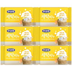무궁화 세탁비누 230g 6개