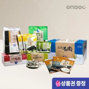 [롯데백화점]온도씨 건어물 특선4호 세트 (대멸치,김,자반,건다시마,자른미역)