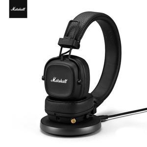 운동용 목걸이 귀걸이Marshall-Major IV 4 무선 블루투스 헤드폰, 서브 우퍼 접이식, 깨끗한 음질, 스포츠