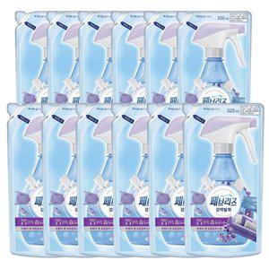 [페브리즈] 라벤더 앤 유칼립투스향 리필 320ml x 12개