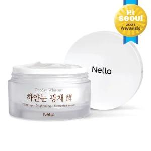 [아마존베스트 화장품] 넬라 하얀눈 광채 톤업크림 50g