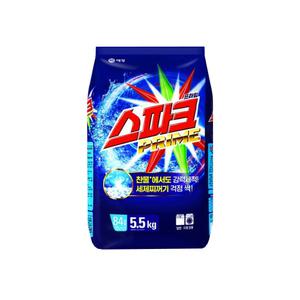스파크 세탁세제 5.5kg x1개 가루세탁세제