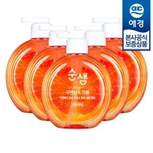 [애경] 순샘 자몽/피톤치드 주방세제 용기 500ml x5개