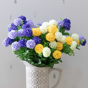 성묘 조화 꽃 믹스볼 부쉬 2color 48cm 2컬러 추모 납골당 산소 묘지 장식 소품 수목장