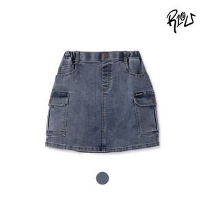 [대구백화점] [레노마키즈] 여아 카고 포켓 데님 스커트(R2418S651)