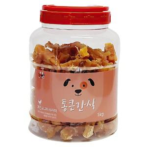 통큰 비숑 개간식 치킨 고구마 1kg 대용량 애완견 진돗개 건조 음식 포메