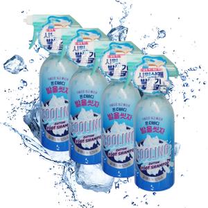 온더바디 발을씻자 코튼 쿨링 385ml 4개