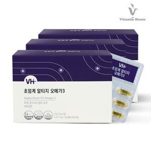 초임계 알티지 오메가3 90캡슐 3박스 9개월분 유통기한 2027-11-11)