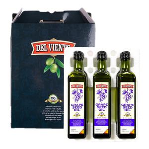 델비엔토 스페인산 프리미엄 포도씨유 500ml 3P 선물세트 안전포장