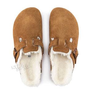 버켄스탁 NA 남녀공용 보스턴 레귤러 와이드 1001140 BIRKENSTOCK UNISEX BOSTON SHEARLING SUEDE LEATHER