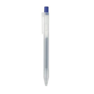 무인양품 MUJI 무지 젤 잉크 노크식 볼펜 0.5mm 블루 10개 학교볼펜 부드러운펜 볼