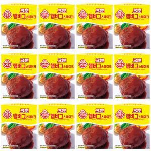 오뚜기 3분 햄버그스테이크 140G x 12개