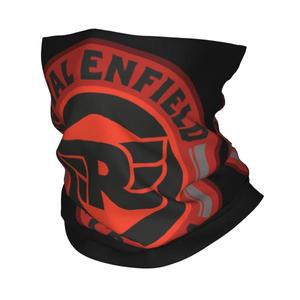 Custom Vintage Royal-Enfields Logo Bandana Neck Warmer Men Ski Hiking Scarf Face Cover