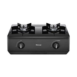 [롯데백화점]린나이 린나이 AA가스레인지 2구 자동점화_매트 그라파이트 블랙 RTR-H2200
