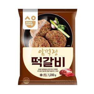 떡갈비 맛있는떡갈비 냉동 삼양 모닝하임 임꺽정떡갈비1.2kg 삼양식품