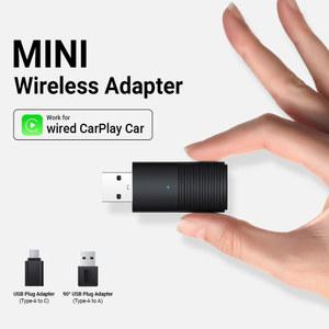 안드로이드 오토 동글 미니 무선 CarPlay 어댑터 자동차 Bluetooth WiFi 빠른 연결 OEM 유선 플러그 플레이 New