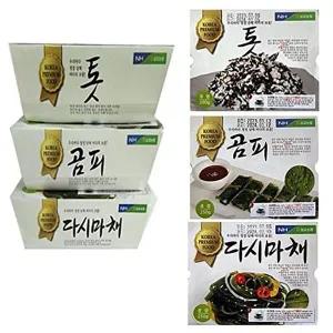 [셀러허브 패션][JHMR5Q78_52EO] 3종 묶음-곰피250g+다시마채250g+톳200g
