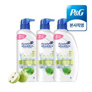 헤드앤숄더 애플프레쉬 약산성 두피 트리트먼트 850ml 3개