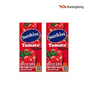 [썬키스트][무료배송] 썬키스트 토마토주스 200ml 24입