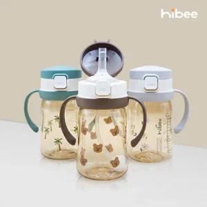 하이비 아기 배앓이 방지 원터치 빨대컵 아기 빨대2종 포함 170ml+270ml