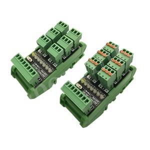 6방향 근접 스위치 센서 단자대 2 선 3 PLC 력 모듈 광전 변환 보드 NPN /