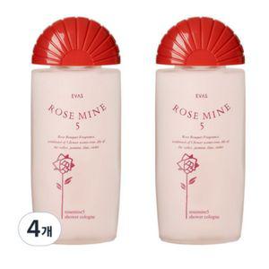 에바스 로즈마인5 샤워코롱 로즈부케향 185ml × 4개