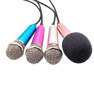 휴대용 3.5mm 잭 스테레오 스튜디오 마이크, KTV 가라오케 미니 스마트폰 노트북 PC 데스크탑 핸드헬드 오