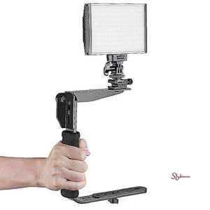 카메라 액션캠 플래쉬 L자형 DSLR 마이크 핫슈 브라켓xyz697
