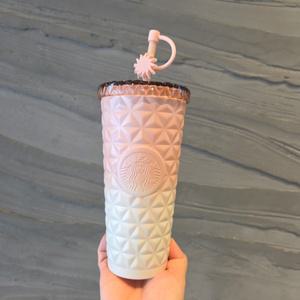 스타벅스 SS 선셋 서머 다이온 콜드컵 591ml 각인 대용량 텀블러