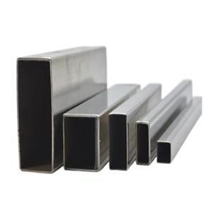 직사각형 튜브 L 304 스테인리스 스틸 중공 덕트 측면 너비 30mm x 50mm 벽 두께 2mm 100 150 200 300 400