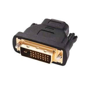 DTech DVI에서 HDMI 어댑터 DVI 남성에서 여성 양방향 DVI-D 포트 컨버터 4K 1080P 금도금 커넥터