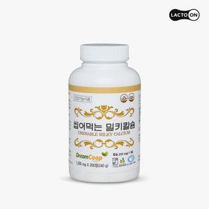 락토온 씹어먹는 밀키칼슘 200정