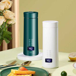 휴대용 온도 조절 물병 여행 데우기 텀블러 음료 가열