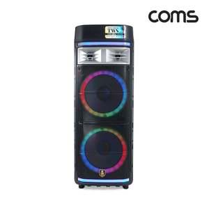 이동식 앰프 UHF 무선 스피커 마이크미포함 Coms