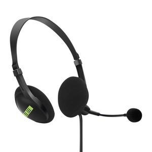[누리SOUND]노이즈 캔슬링 유선 헤드폰 마이크, PC 노트북 컴퓨터용 범용 USB 헤드셋, 3.5mm, 1 개