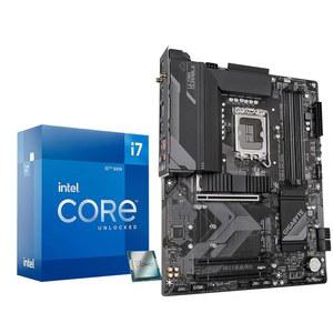 센터 CPU 마더보드 인텔 i7-12700K 12코어 LGA 1700 게이밍 PC 데스크톱 프로세서 최대 5 0GHz, 기가바이트