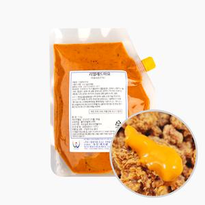 맛붐 레드마요소스 1kg 매운맛 페퍼 후추 마요네즈 치킨소스