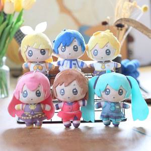 Kagamine Len Rin 애니메이션 피규어 봉제 인형 열쇠 고리 열쇠 고리 하츠네 미쿠 카이토 애니메이션 주변 Itabag 펜던트 액세서리 선물