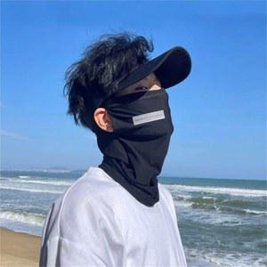 남성용 UV 태양 아이스 드라이브 실크 마스크 보호 커버 사이클링 햇빛 소매 방지