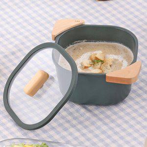 네오플램 피카 오브제 컴포트 보타닉그린 냄비 16cm+우드그립 2p
