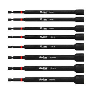 육각 롱 비트 소켓 세트 8PCS 150mm 자석 빗트 복스알 드릴 볼트 임팩 드라이버 렌치 6 7 8 10 11 12 13 14