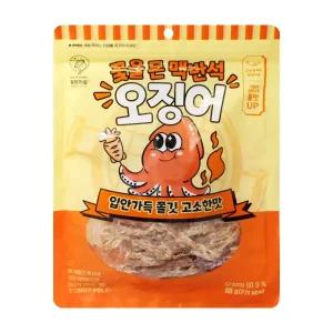 꽃을 든 맥반석 오징어 고소한맛 80g