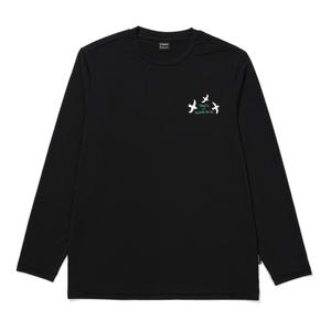 [롯데백화점]트렉스타 25S/S 아발로네 남성 프린팅 티셔츠_블랙_VS-TS09081