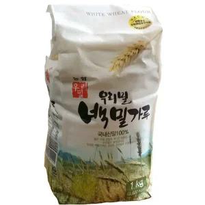 백밀가루 (1kgx10개) 우리밀농협 국내산밀 통밀가루