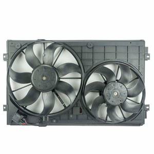 폭스바겐 제타 VW 래빗 골프 비틀 L5 2.5L용 Focready VW101 교체 듀얼 라디에이터 및 콘덴서 냉각 팬 어셈블리