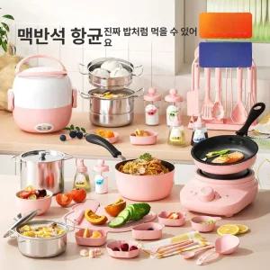 미니어처 키친 리얼 요리 장난감 쿠킹 세트 놀이 주방