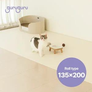 구루구루 슬림핏 펫 매트 롤형 2m 롤매트 강아지 고양이 미끄럼방지 슬개골탈구 논슬립 방수