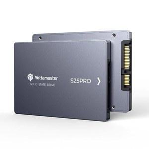 요타마스터 S25PRO 2TB SATA SSD 2.5인치 III 6Gb/s 내장 솔리드 스테이트 드라이브 최대 500MB/s, IT 전문가, 사무실 사용자, 크리에이터를 위한 노트북 및 PC 데스크톱 업그레이드